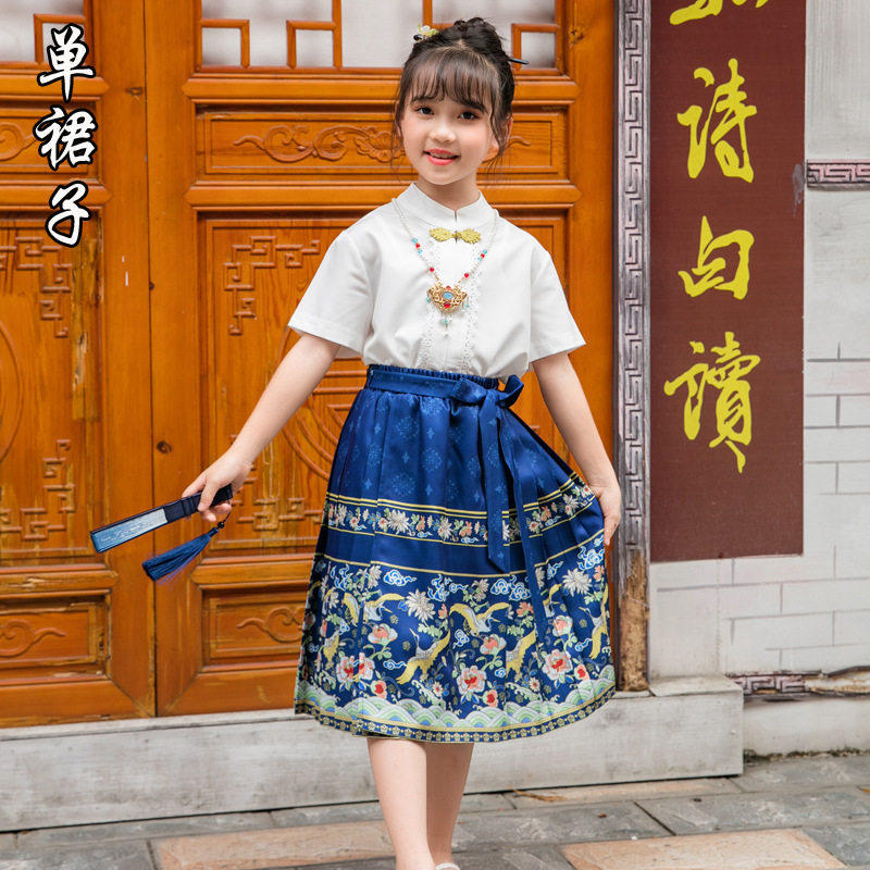 亲子装母女马面裙2026新
