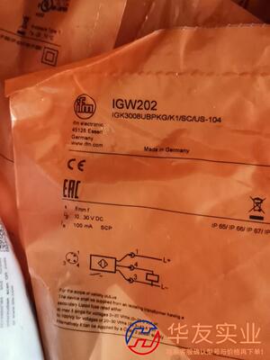 IIW202易福门IGW202  IGS204 IF55
