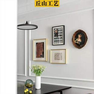 现代简约餐厅客厅轻奢组合装饰画北欧人物线条小挂画毕加索抽象画