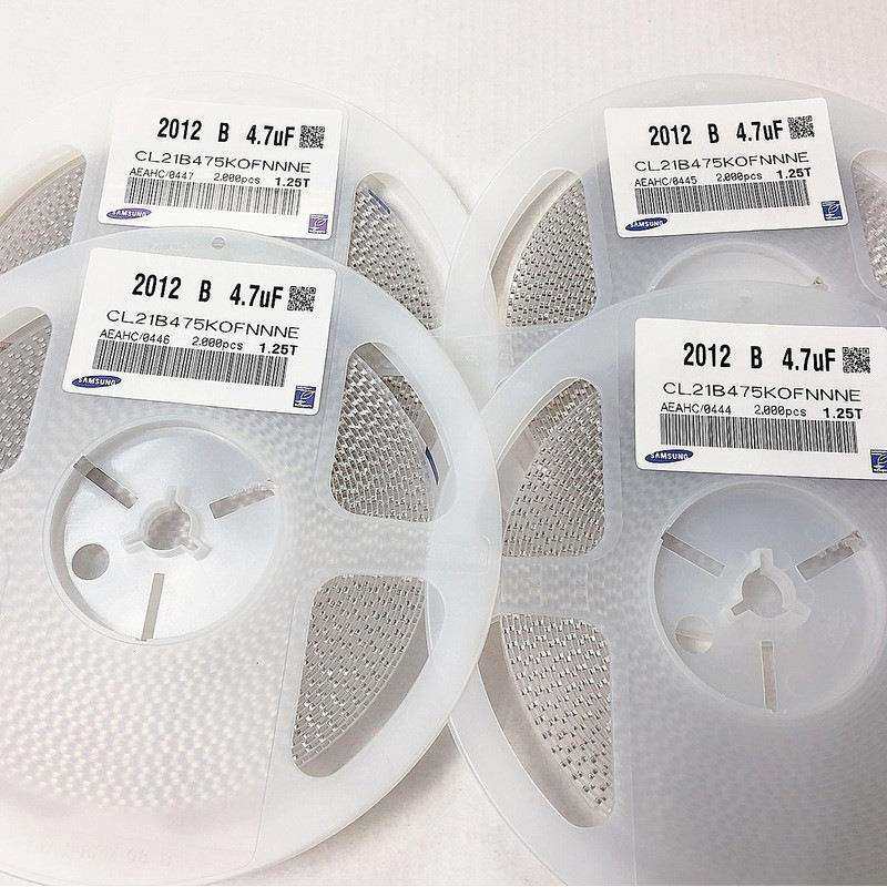 整盘价格 0805 4.7UF 475K 6.3V 6V3 材质X7R 10% 风华国巨电容