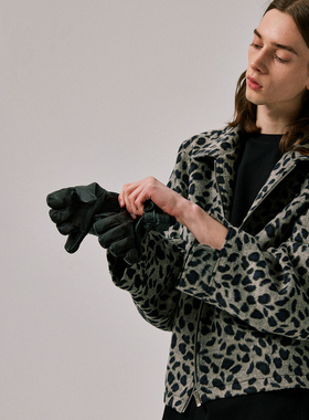 Amicus Animae 日本灰蓝豹纹夹克