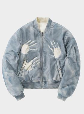 Amicus Animae 温变蓝天白云Garment-Dyed新雪丽染色霜冻Bomber