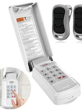 白色 材质:ABS GK-R 车库开门器键盘和 2 件装 G3T-R 3 按钮遥控