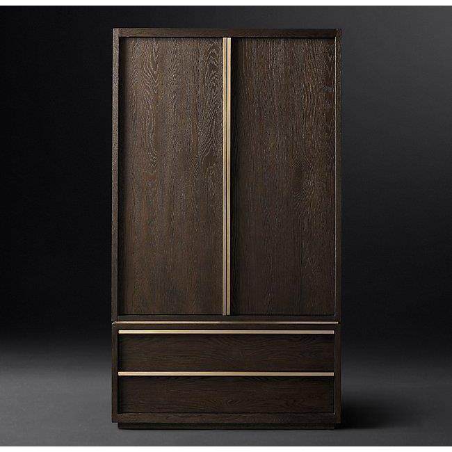 美式RH实木橡木衣柜法式乡村复古卧室双门衣橱美式收纳储物柜灰色,电子元器件市场,集成电路（IC）,淘宝优惠券,粉丝福利购,淘宝优惠卷