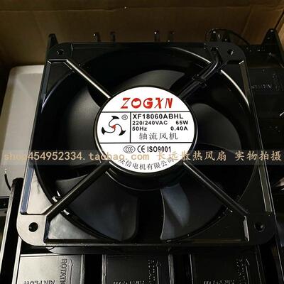 众信风机XF18060ABHL 65W 轴流风机 AC220V 180*180*60mm散热风扇