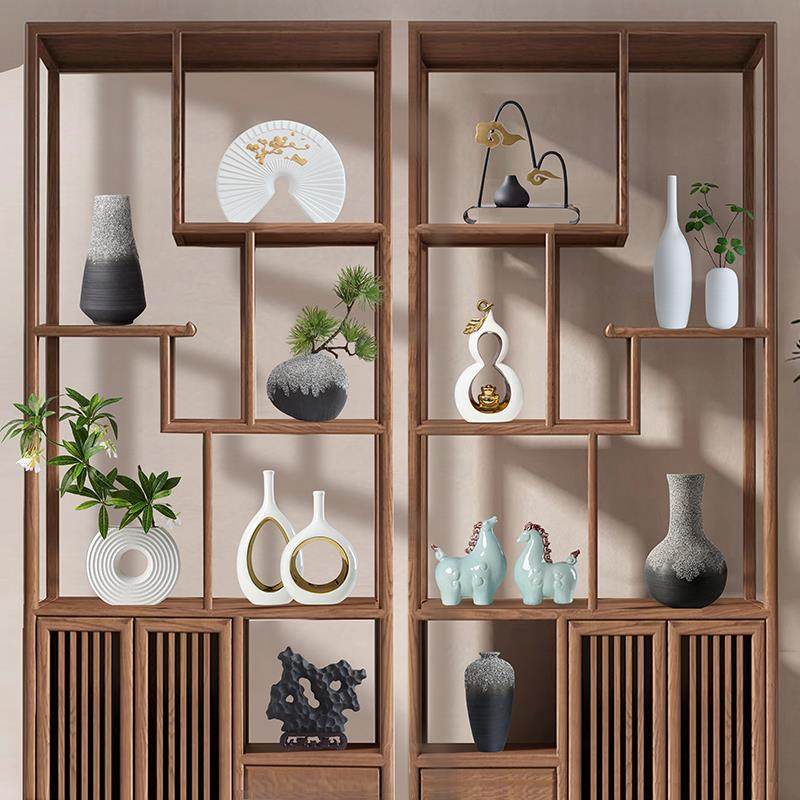 。新中式摆件创意客厅酒柜家居饰品书房玄关茶室博古架装饰摆,电子元器件市场,集成电路（IC）,淘宝优惠券,粉丝福利购,淘宝优惠卷