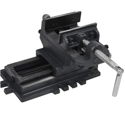 精密十字平口钳台钻专用双向移动虎钳钻铣床重型工作台钳直销4寸