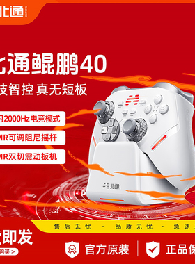 北通鲲鹏40星闪无线游戏手柄 手机switch电脑PC电视steam震动NS双影奇境 极光蓝 ns2