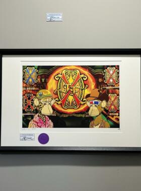 S5h限量版画富恩特巨著FUENTE OPUS X & 无聊猿&非古雪茄挂画酒吧