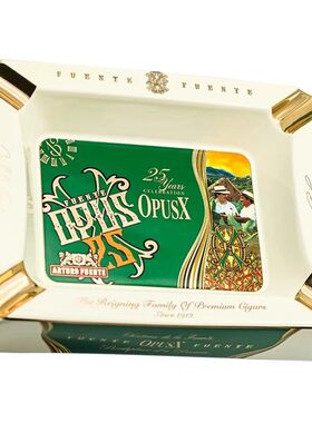 Fuente巨著20周年纪念雪茄专用烟灰缸OPUX大容量高级创意四位陶瓷