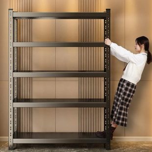 仓储货架家用多层超市储物架阳台置物架仓库展示架铁架子角钢落地