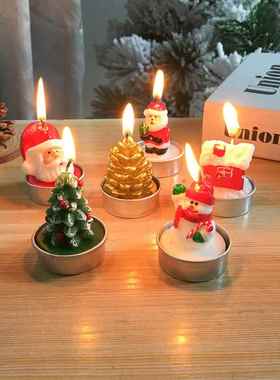 圣诞蜡烛 Santa Claus gifts party Christmas Snowmen candles