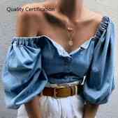 Ladies Baggy Tops Shirt Big Size Vintage Female