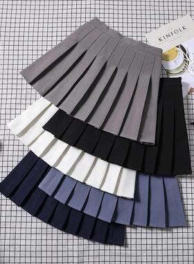 Women High Waist Pleated Skirt School Mini Skirts for Girls
