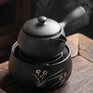黑茶白茶烧水静音大容量 煮茶壶养生壶电陶炉陶瓷侧把烤茶家用日式