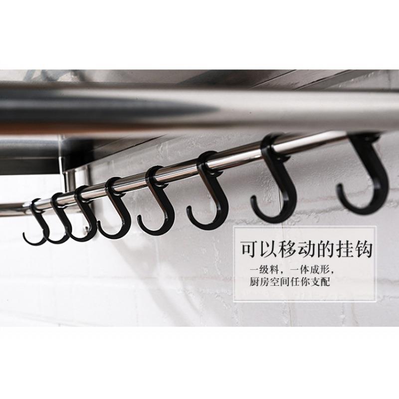 厨房微波炉架LYj+5UaE置物架悬壁用挂式烤箱架不支架锈钢品搁物架