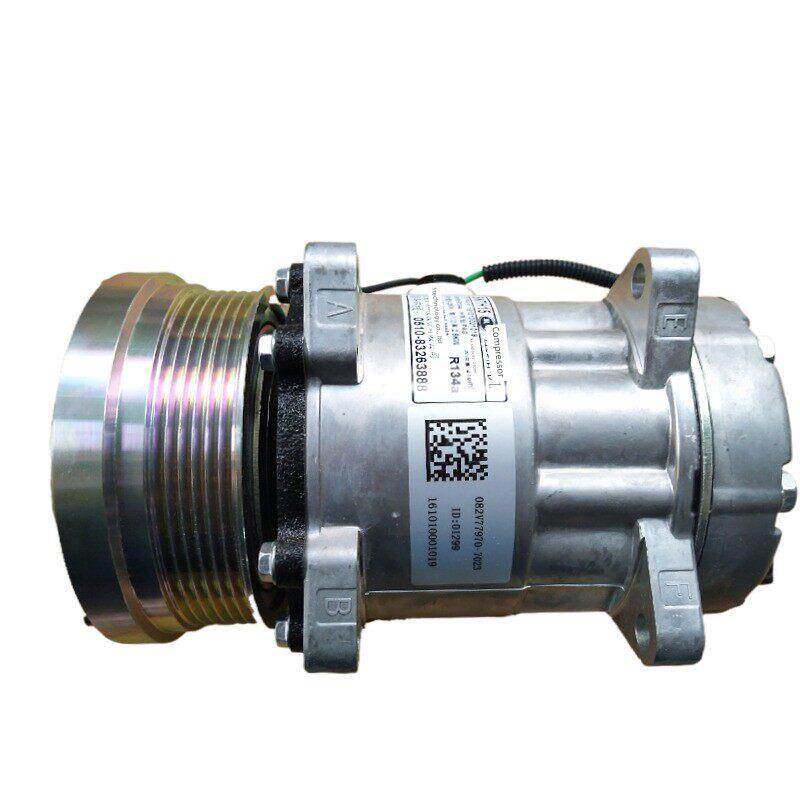 适用于重型汽车豪豪T5G浩翰空调压缩机总成配件082V77970-7023