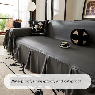 宠物防水尿障专用沙发垫防滑不粘毛加厚沙发毛巾四季通用皮套布