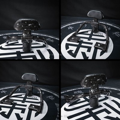 碳物社9号E300P电动车改装斜纹银E箔碳纤维套件后靠背 总成 扶手