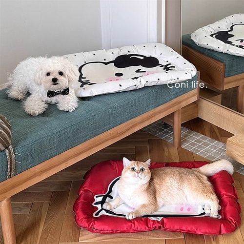 Coni life可爱kitty宠物冰垫猫窝狗垫子凉席Q夏季凉感降温狗窝凉