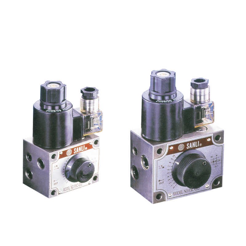 SANLI三立电磁调h速流量阀FSC-G02 FSC-G03-4-24-01-NO 2-220-NC
