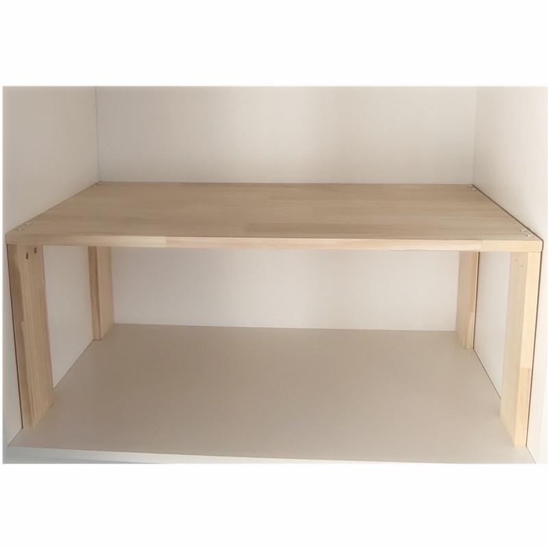 厨房置物架桌面收纳架柜内架子柜子多G层单层橱柜分层衣柜隔板隔