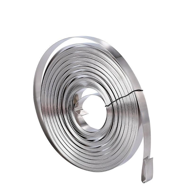 上柯304不锈钢盘带电缆桥架金属打包带电C杆标牌抱箍16X0.76mmx30