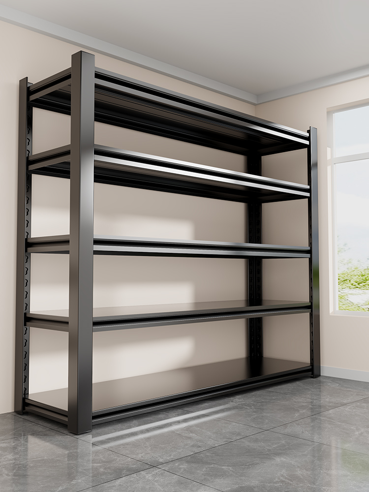 家用置物架钢制货架阳台多层储物架储藏间厨房收纳架快递杂物架子