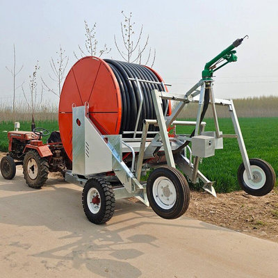 753-00喷灌机农田节水灌溉卷盘式喷灌机大型农场麦田浇地机