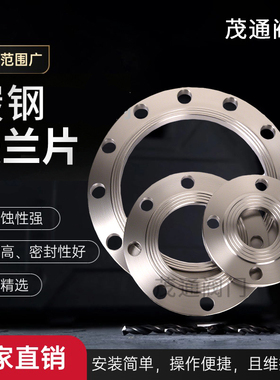 法兰片碳钢法兰盘平焊法国标铸钢PN10 10公斤16公斤焊接法兰DN50