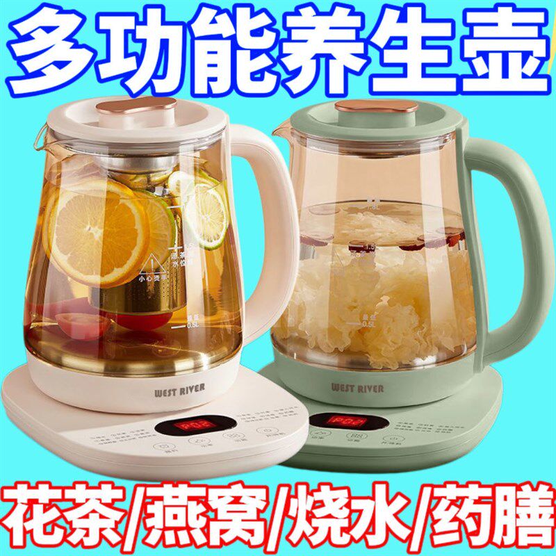 德国智能养生壶家用多功r能泡茶煎药壶全自动玻璃加厚煮茶壶电煮