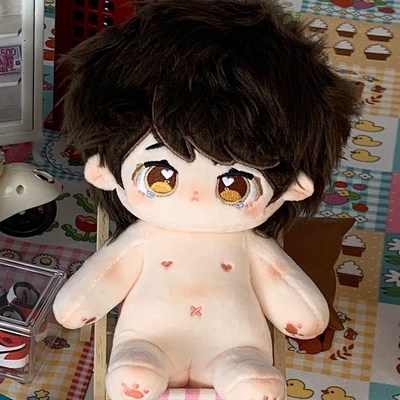 小及川棉花娃娃20CM可爱男娃可换娃衣毛绒L玩偶学习奖励送礼物公