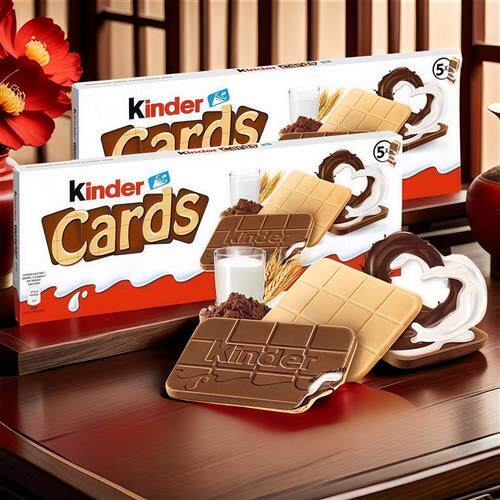 Kinder健达卡尔滋薄脆饼干牛奶巧克力夹心威化饼干进口休闲零食