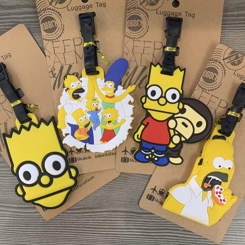 辛普森一家行李牌登机托运防丢