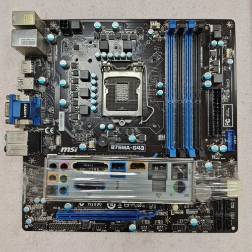 微星B75MA-G43 Z77MA-G45  1155 支持英特尔2代3代CPU DDR3内存