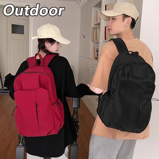 韩系通勤风双肩包大容量轻便防水背包初高中小学生男女通用电脑包