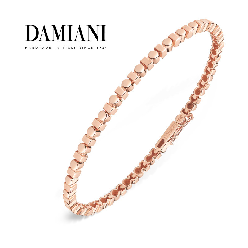 【送女友】DAMIANI/玳美雅 浮光掠影18K玫瑰金手镯女