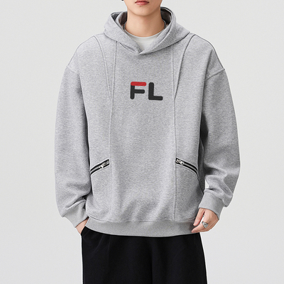 2025款年斐乐冬季男子运动休闲连帽外套百搭保暖卫衣官方旗舰店