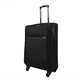 悠客时尚 登机行李箱黑色商务旅行行李箱男女户外防水防刮拉杆箱18