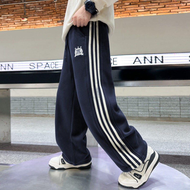 左西风云儿童装男童春秋款裤子2026新款春装卫裤男孩运动中大童春