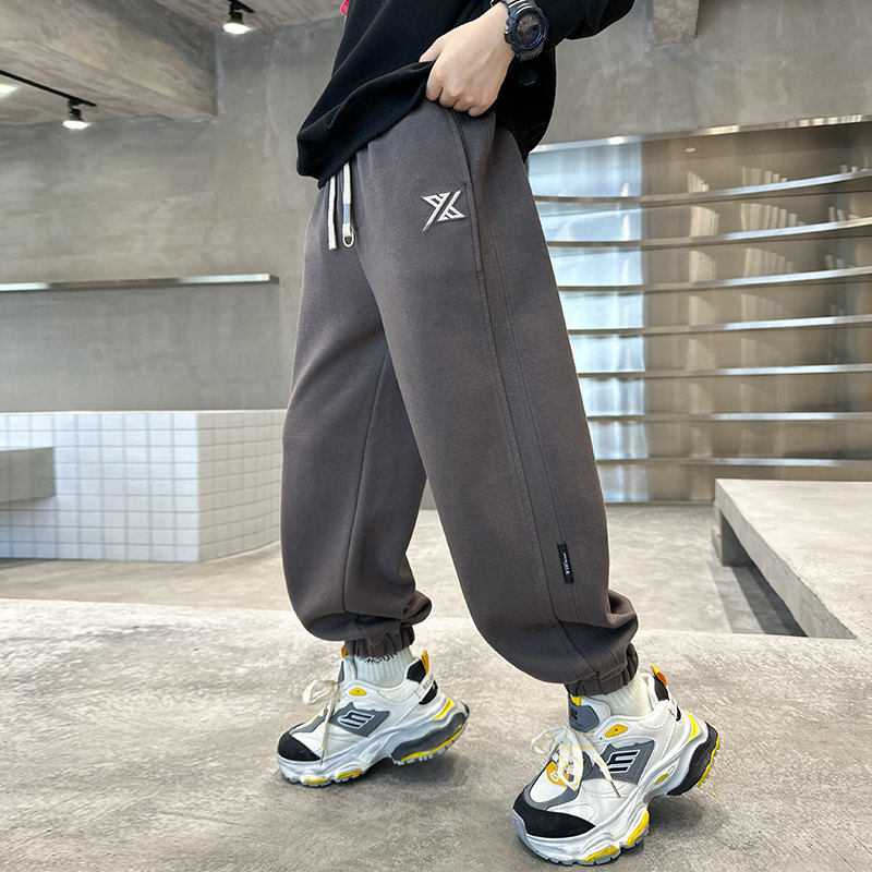 左西风云儿童套装男童春秋款裤子2026新款春装运动中大童春季卫裤