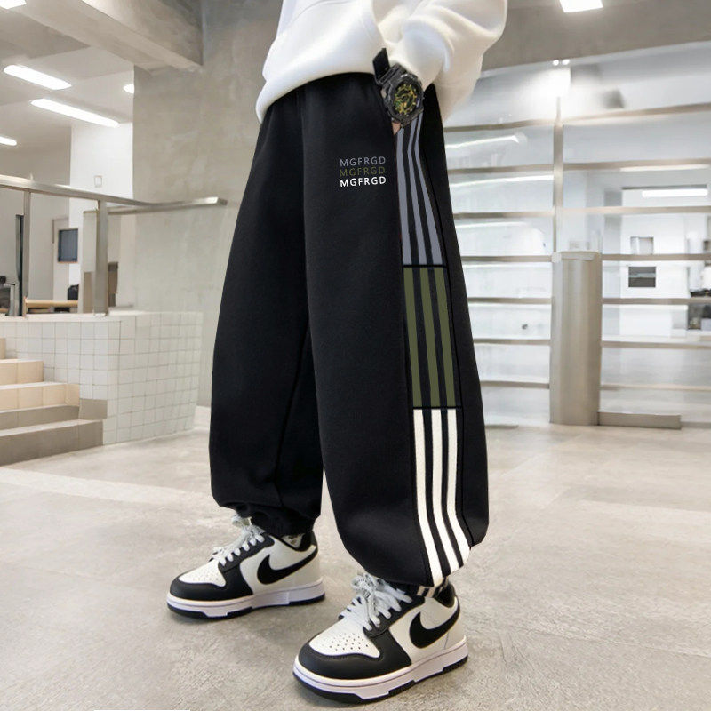 左西风云儿童装男童春秋款裤子2026新款春装卫裤男孩中大童春季运