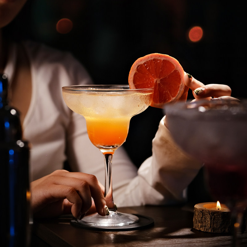 玛格丽特杯创意酒吧调酒杯子马天尼杯特调鸡尾酒杯玻璃高脚特饮杯