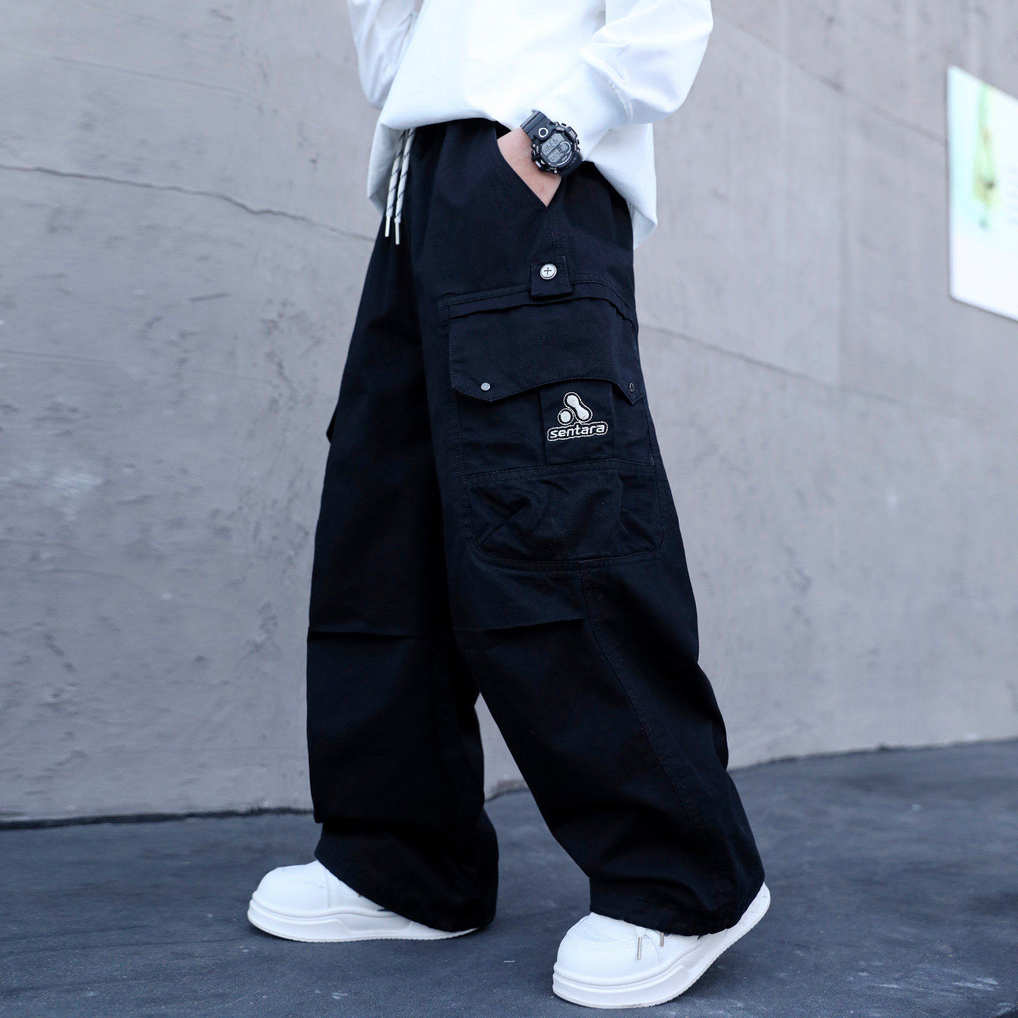 左西风云儿童装男童春秋款工装裤子2026新款男孩中大童春季春装休