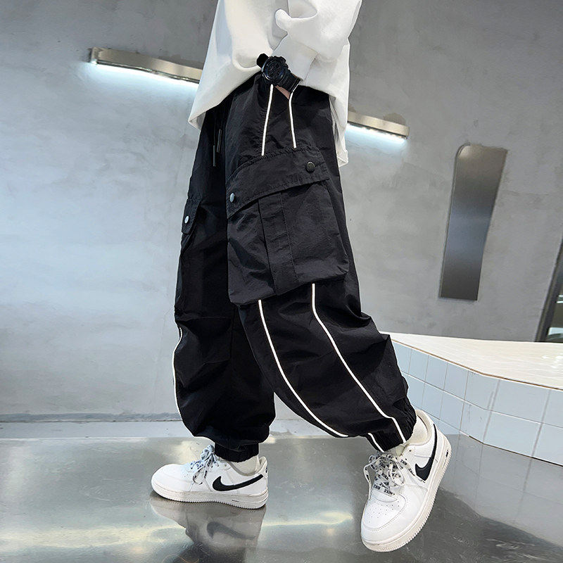 左西风云儿童套装男童春秋款工装裤子2026新款休闲男孩春季春装中