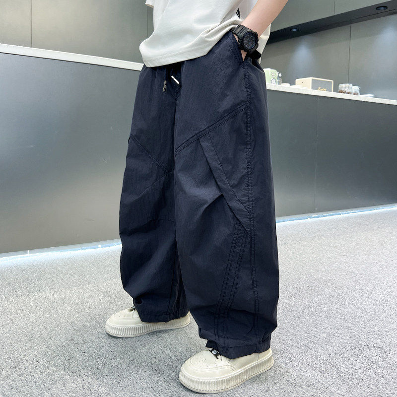 左西风云儿童套装男童春秋款工装裤子2026新款男孩春季休闲中大童