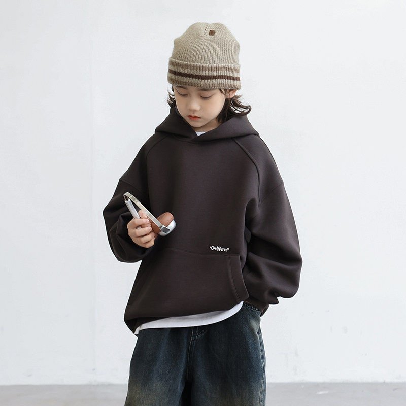 左西风云儿童套装男童春秋款卫衣2026新款春装痞帅中大童男孩春季