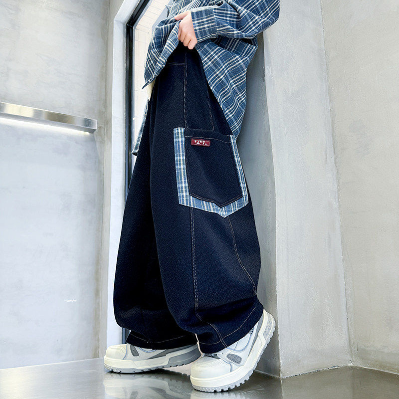 左西风云儿童套装男童春秋款牛仔裤子2026新款男孩春季中大童春装