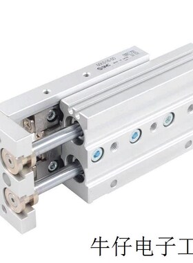 气动滑台气缸MXS8-20/MXS12-50S交叉导轨HLS16-75/P12-100/16-125