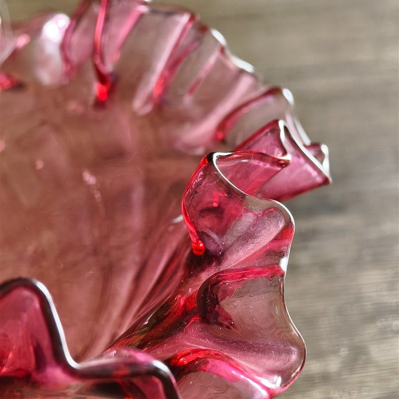 点心碗坚果碗糖果碗穆拉诺手工玻璃创意花边设计简U约家居装饰摆,家居饰品,桌面摆件,淘宝优惠券,粉丝福利购,淘宝优惠卷